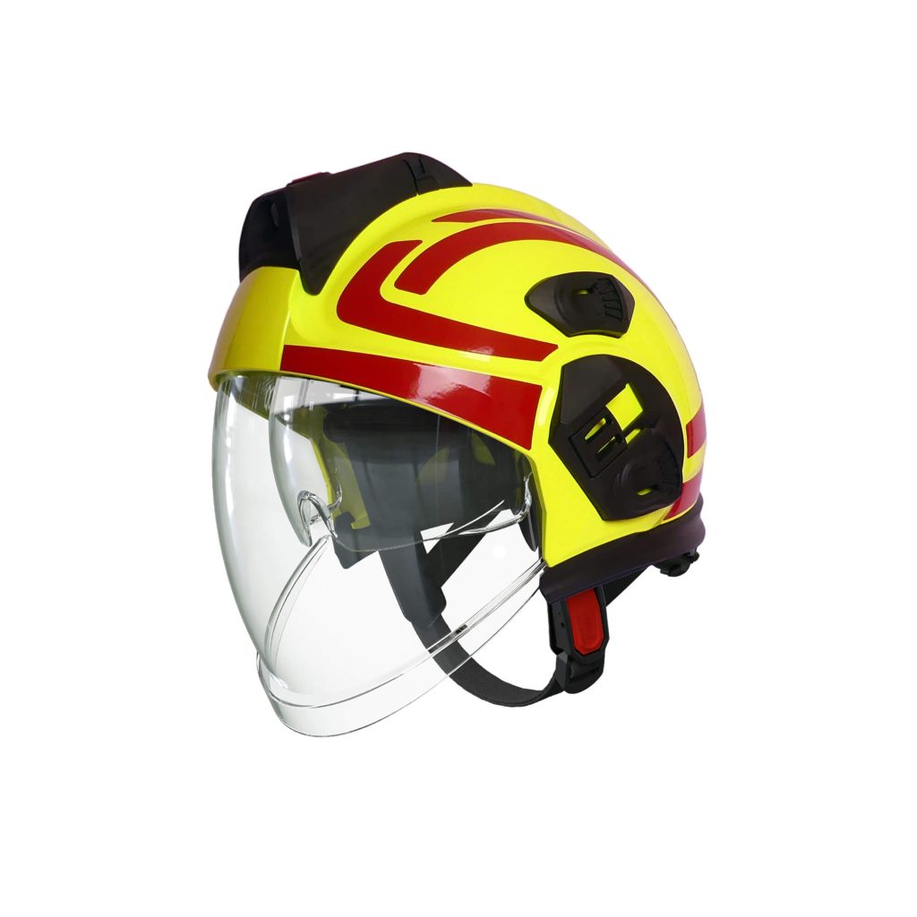 fire helmet shields