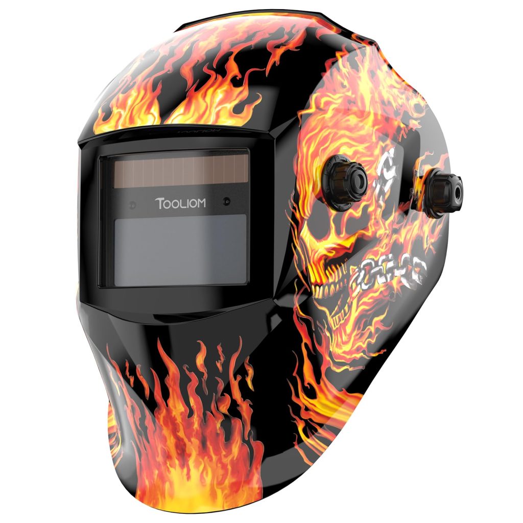 	
iron man welding helmet