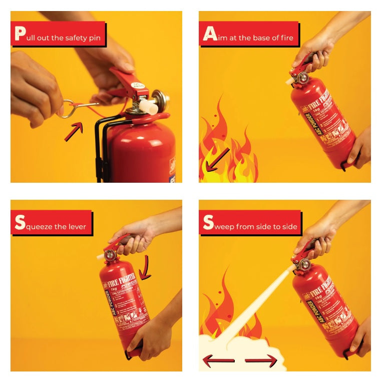 how to use a fire extinguisher