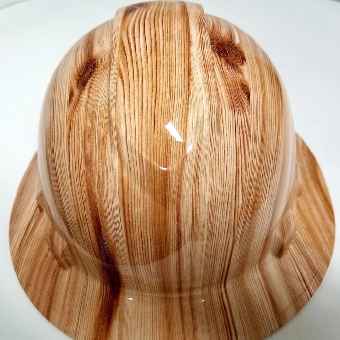 brown hard hat