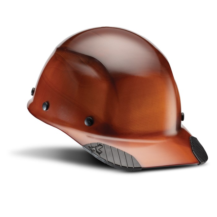 brown hard hat