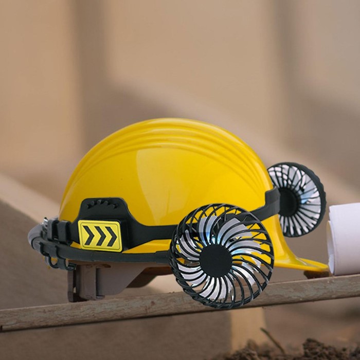 hard hat fan
