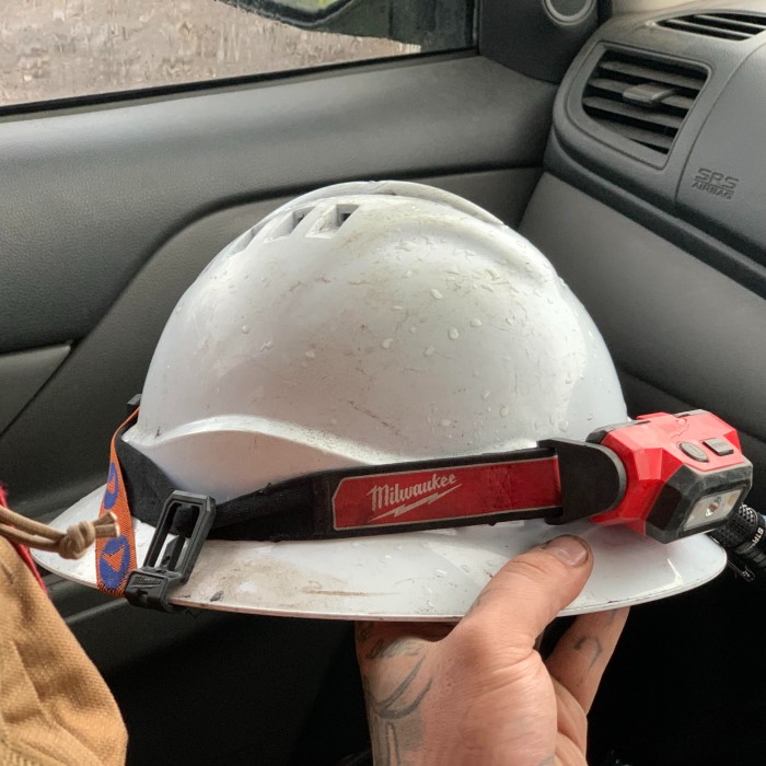 hard hat headlamp