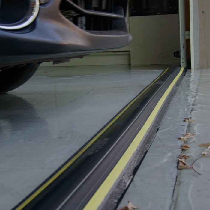garage door flood barrier