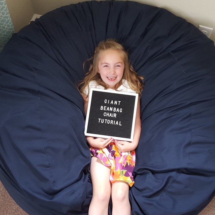 how to make a bean bag chair