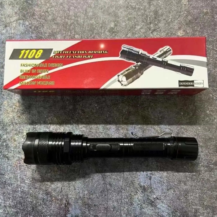 military grade stun gun flashlight