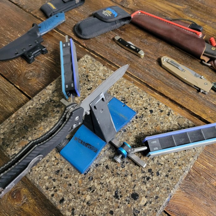 how to sharpen a pocket knife
