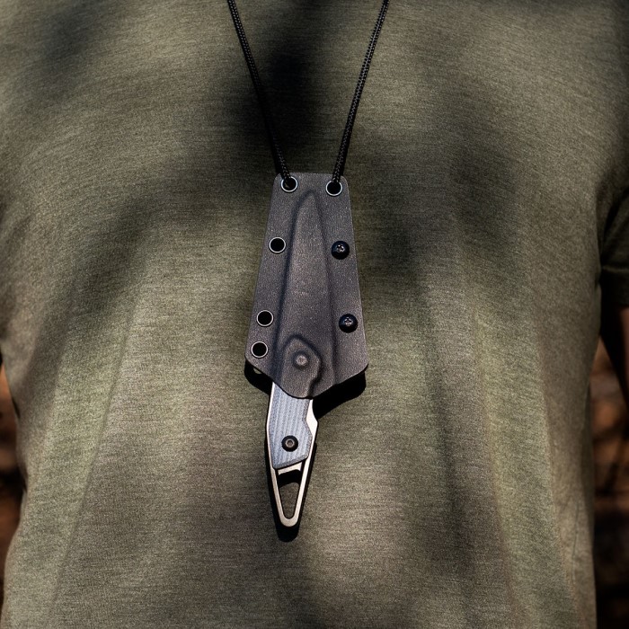 Neck Knife with Sheath: The Perfect Tool for Outdoor Activities插图3 neck knife with sheath