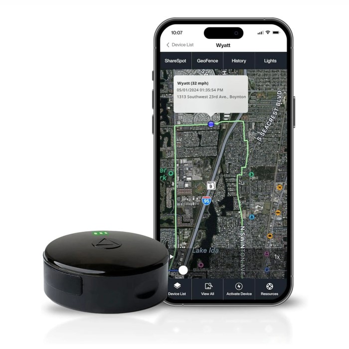 portable GPS tracker