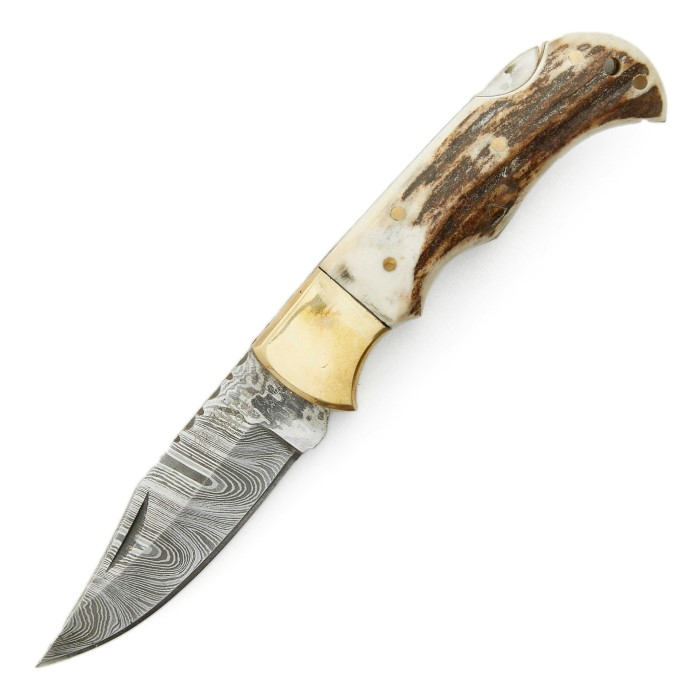 Discover the Beauty of Damascus Steel Pocket Knife插图 damascus steel pocket knife