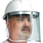 face shield for hard hat
