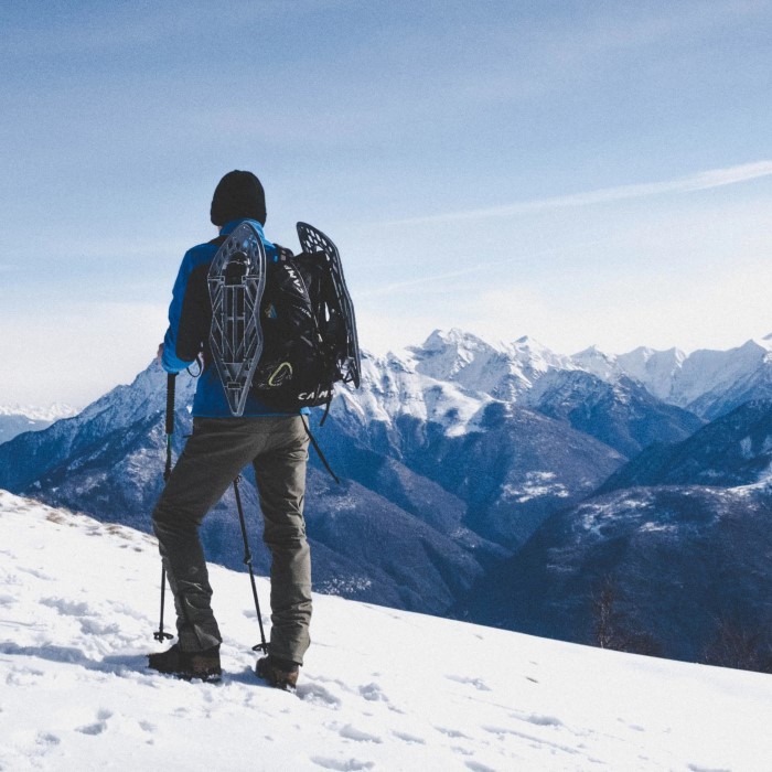 snow hiking gear
