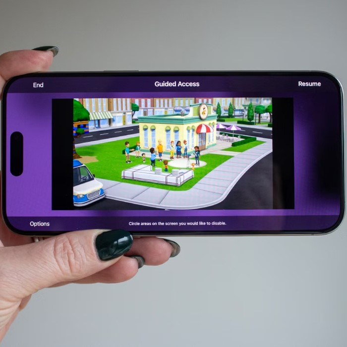 child lock on iphone