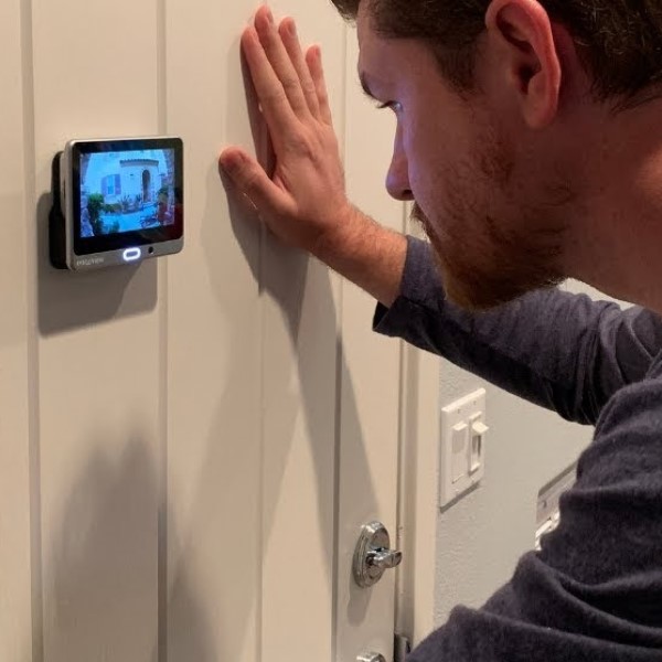 peephole camera for door