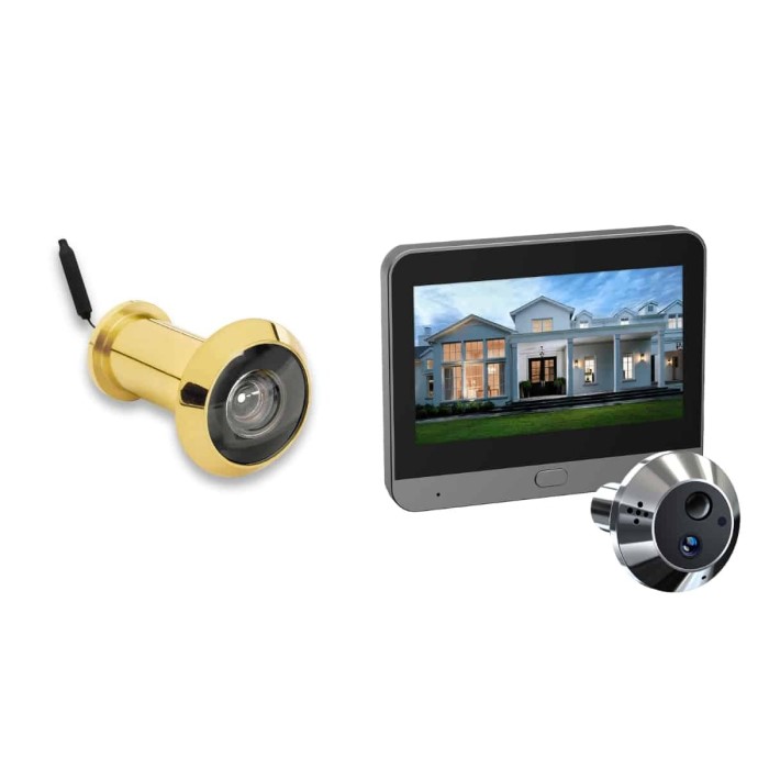 peephole camera for door
